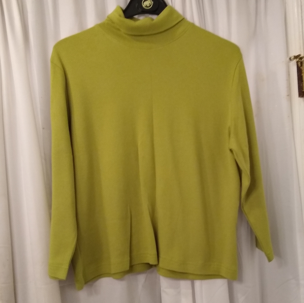 Pistachio Green Turtleneck XL